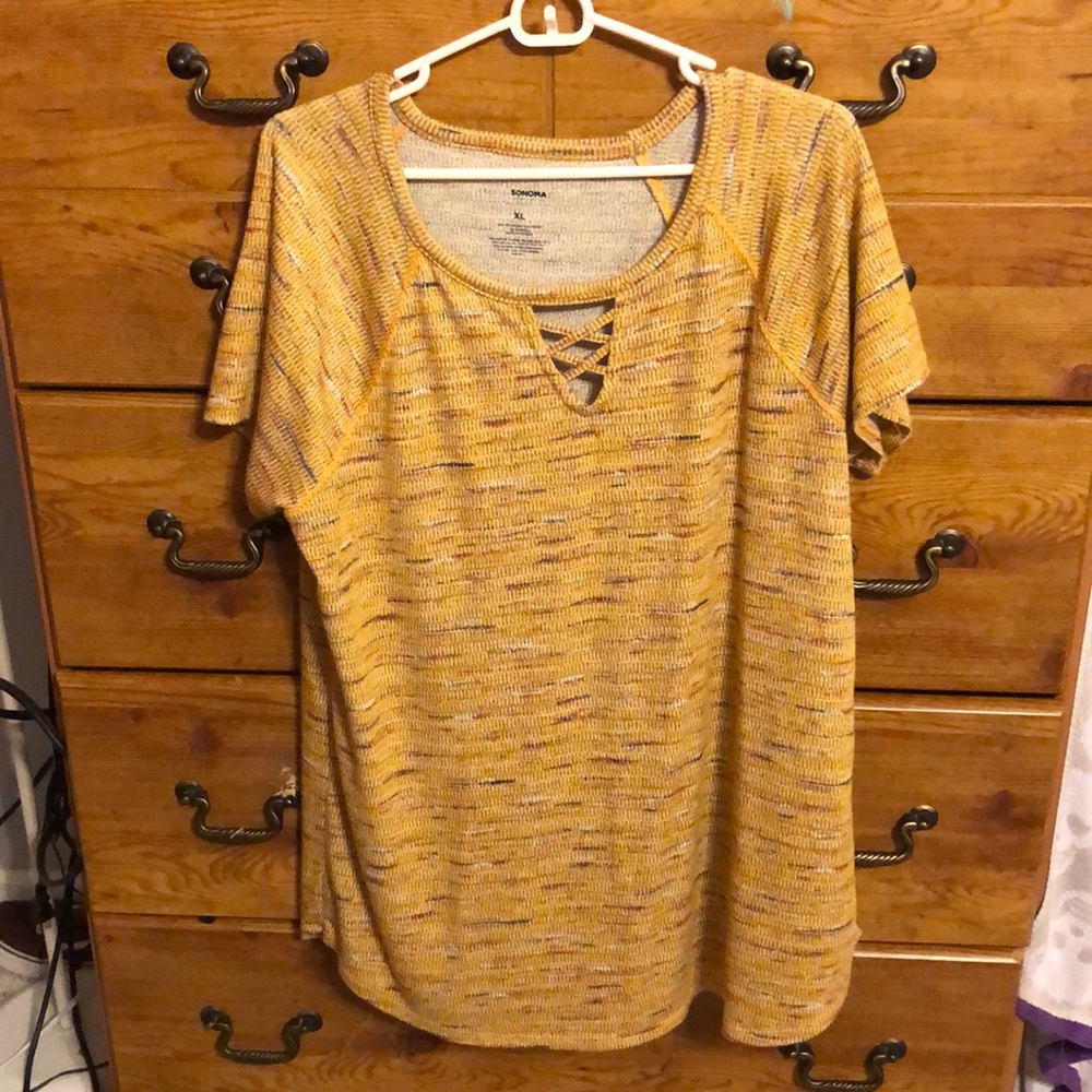Yellow Short Sleeve Shirt